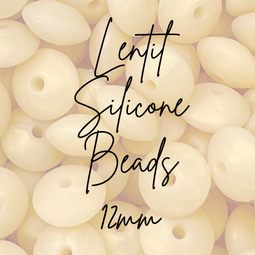 12mm Salmon Lentil Silicone Beads – The Silicone Bead Store LLC