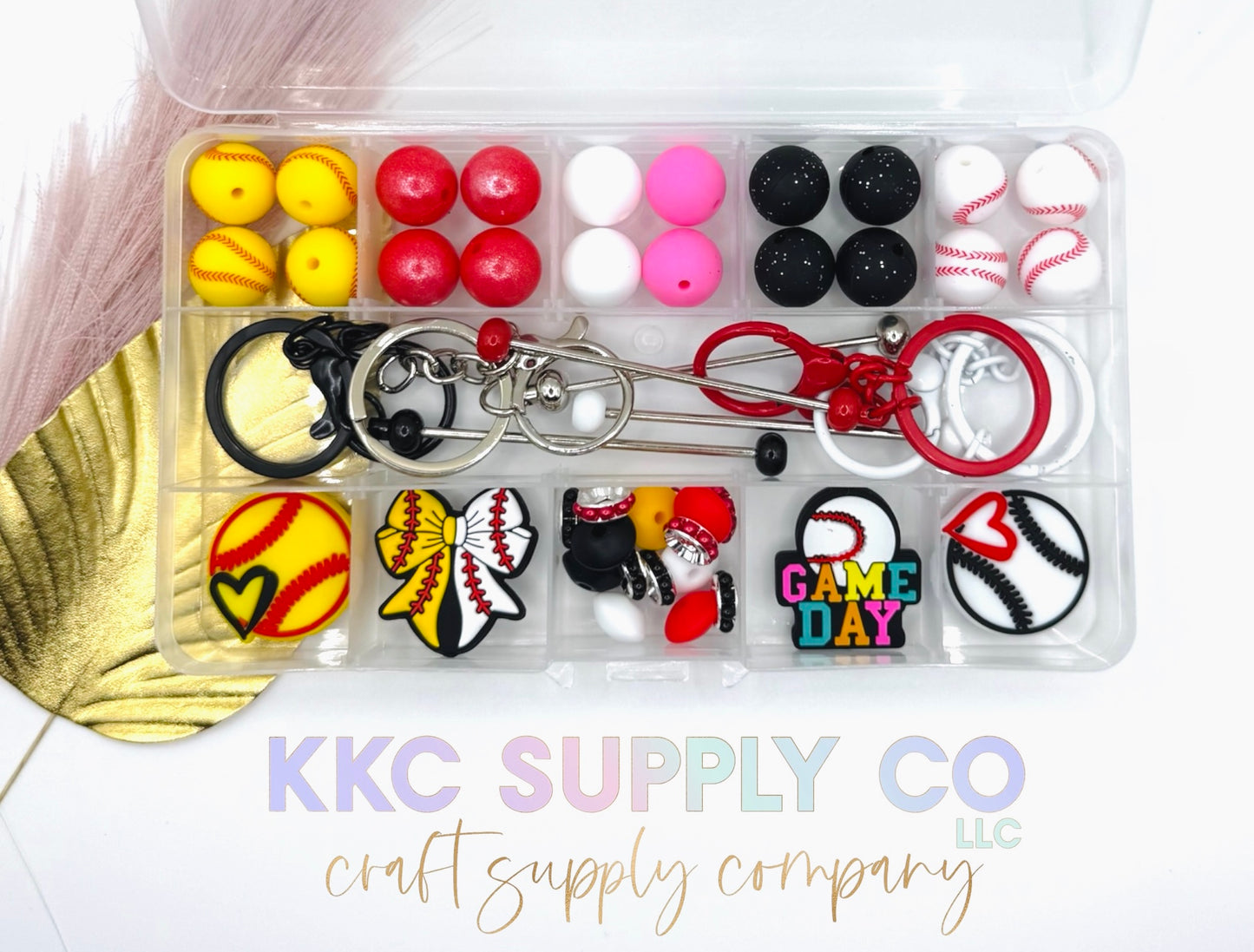 DIY Keychain Kit - Baseball/Softball Theme