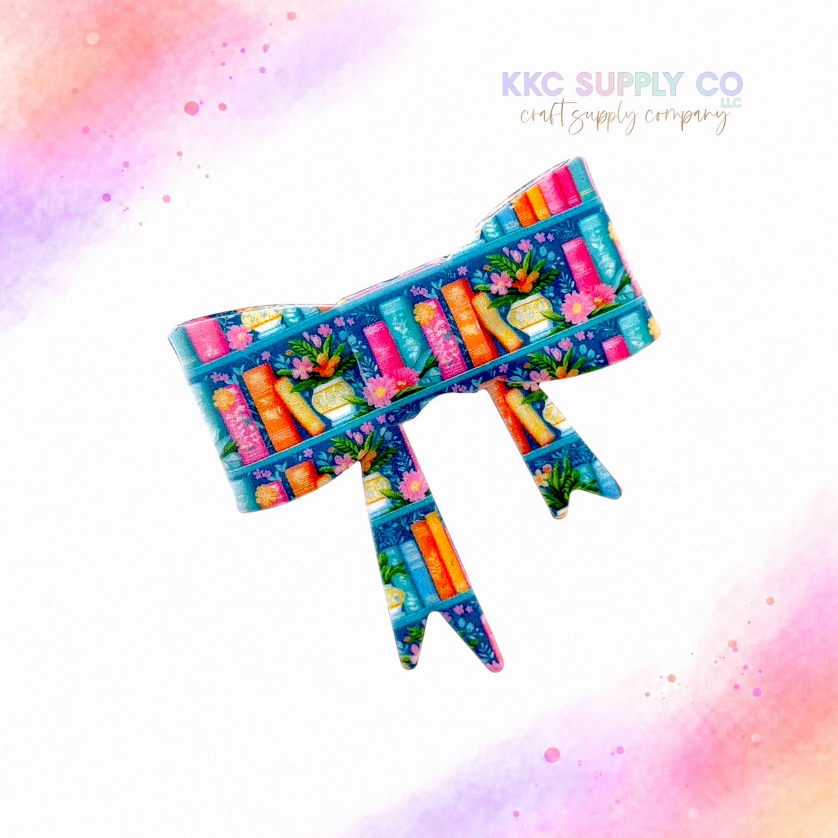 Shelf Care Large Bow Silicone Focal Bead