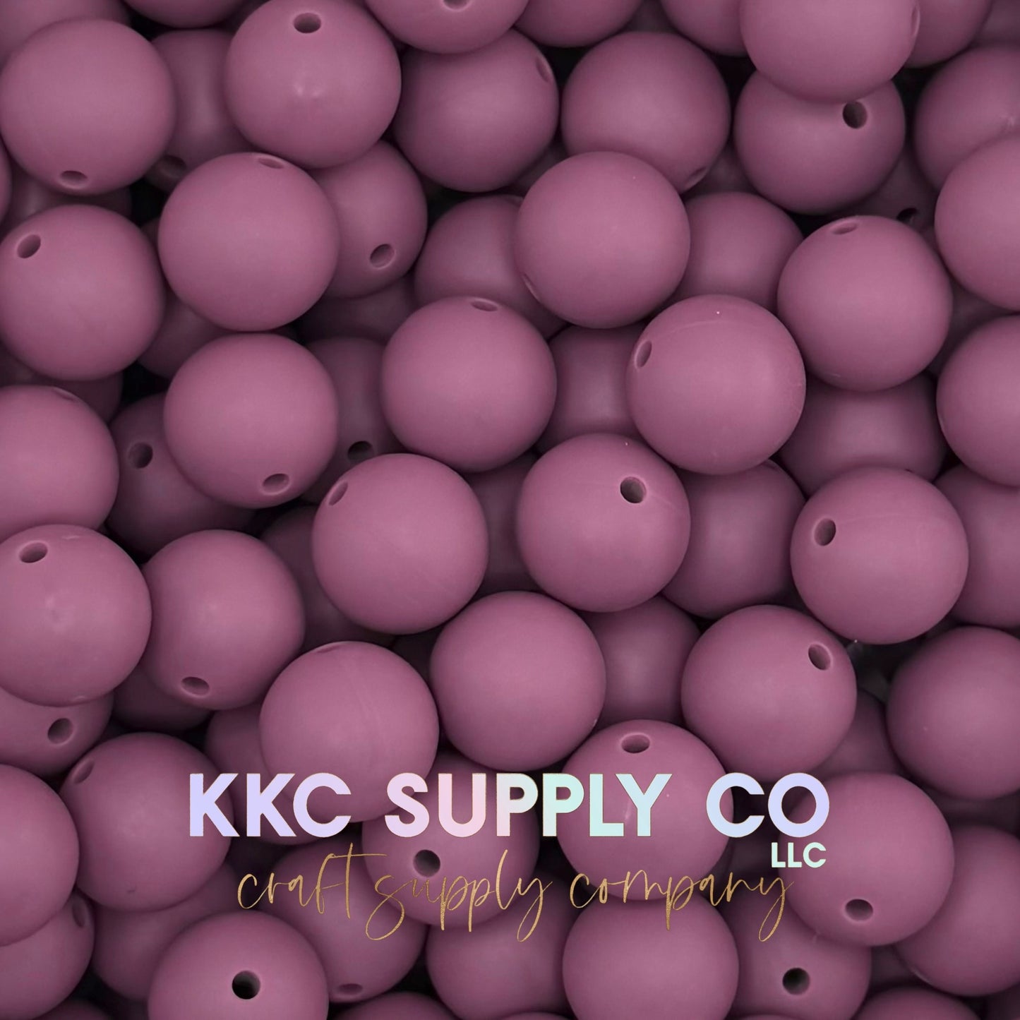 SS95-Desert Plum Solid Silicone Beads