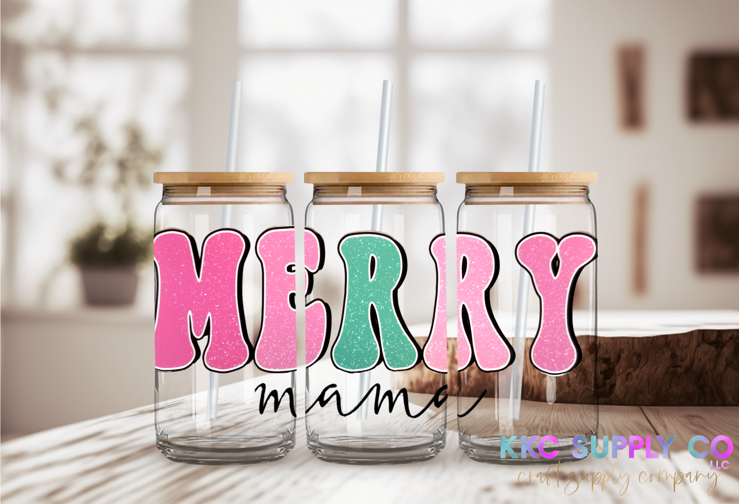 UV16153-Merry Mama 16oz UV DTF Wrap