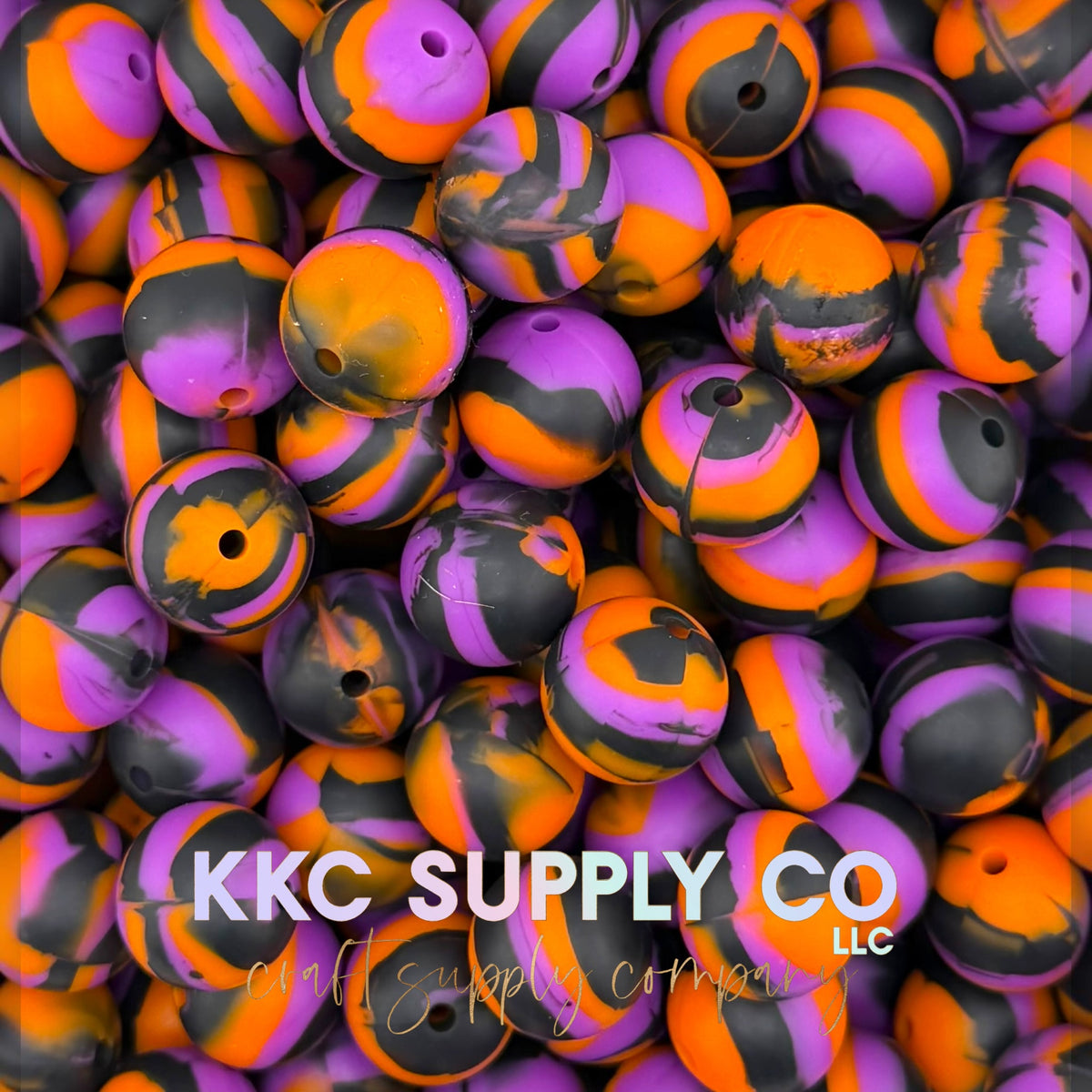 Halloween Marble Bead 15mm