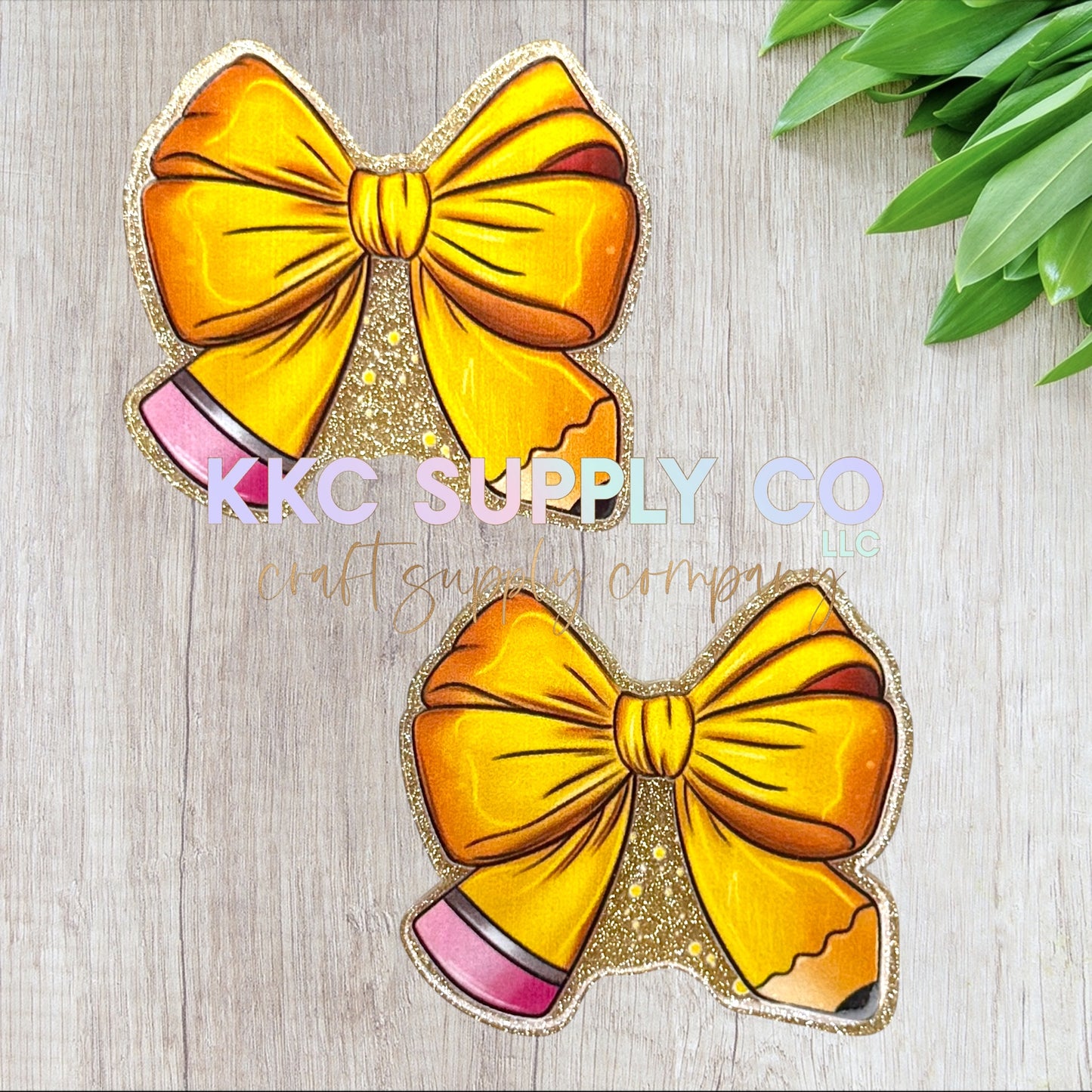 AT279-Pencil Bow-Acrylic Flatback