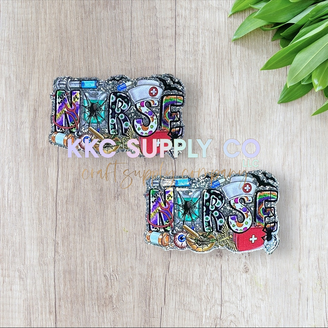 AT107-Halloween Nurse-Acrylic Flatback