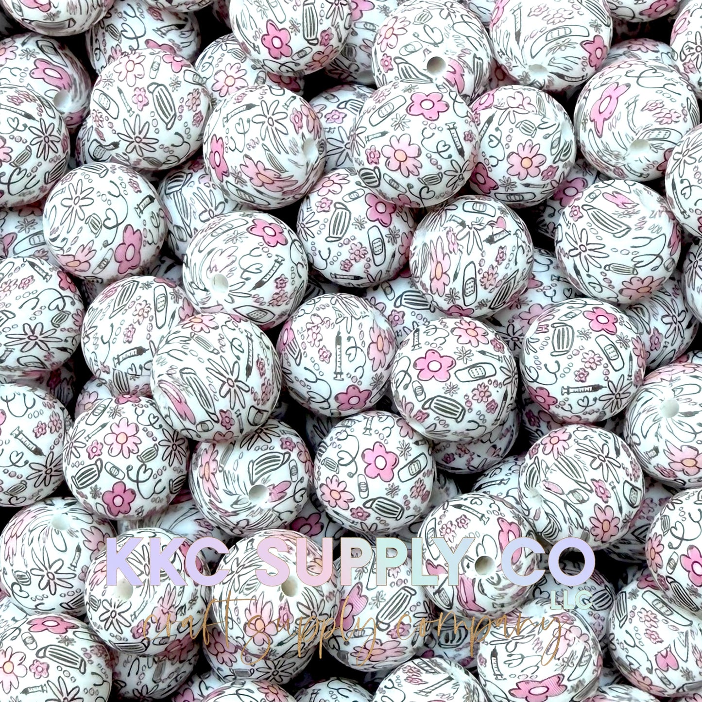 SP248-Pretty In Scrubs Silicone Beads