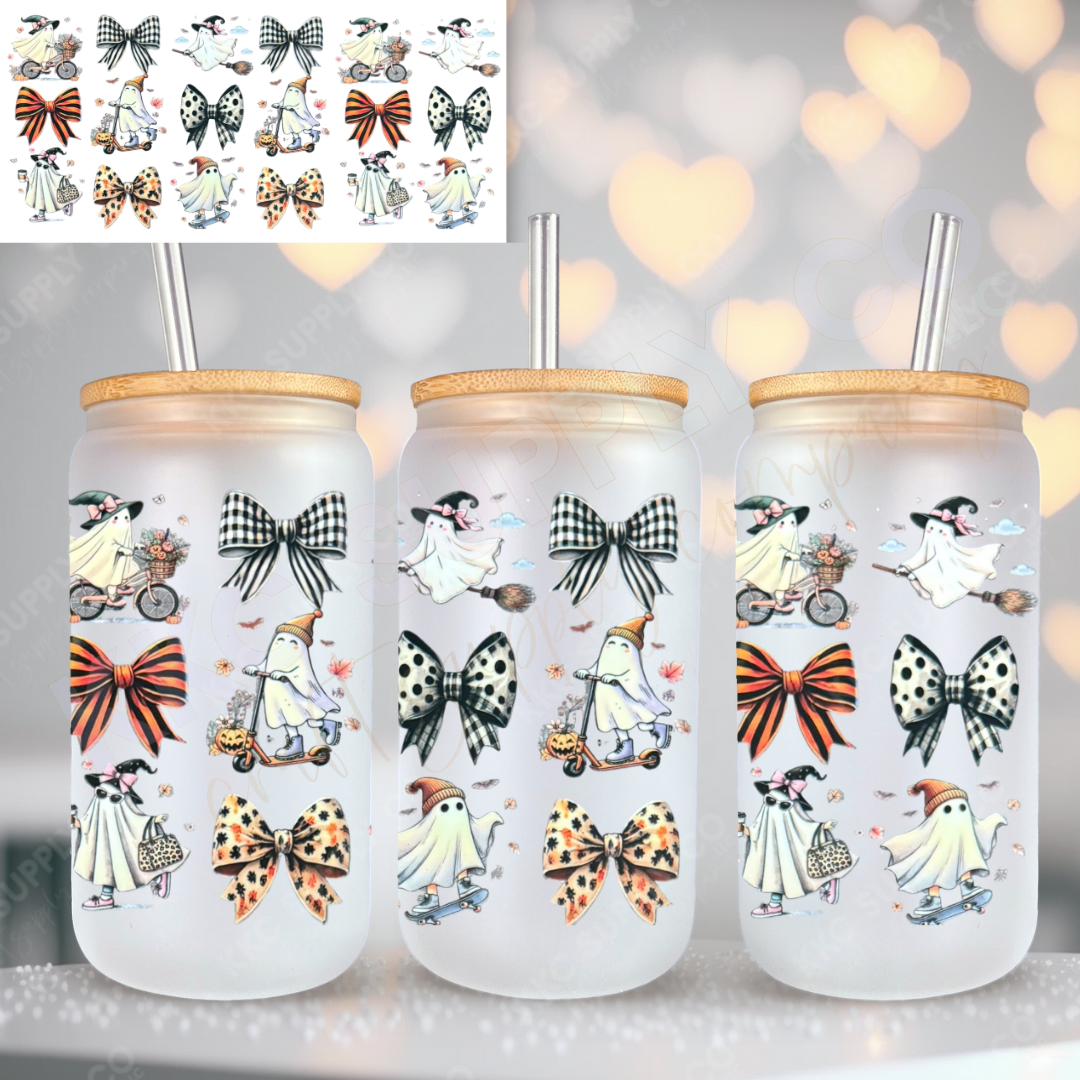 UV16777-Bows and Ghosts 16oz UV DTF Wrap