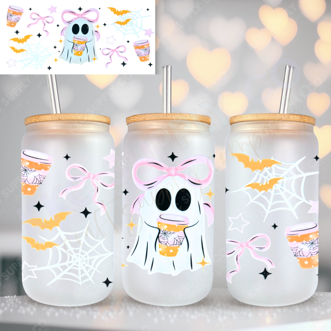 UV16784-Boujee Ghost 16oz UV DTF Wrap