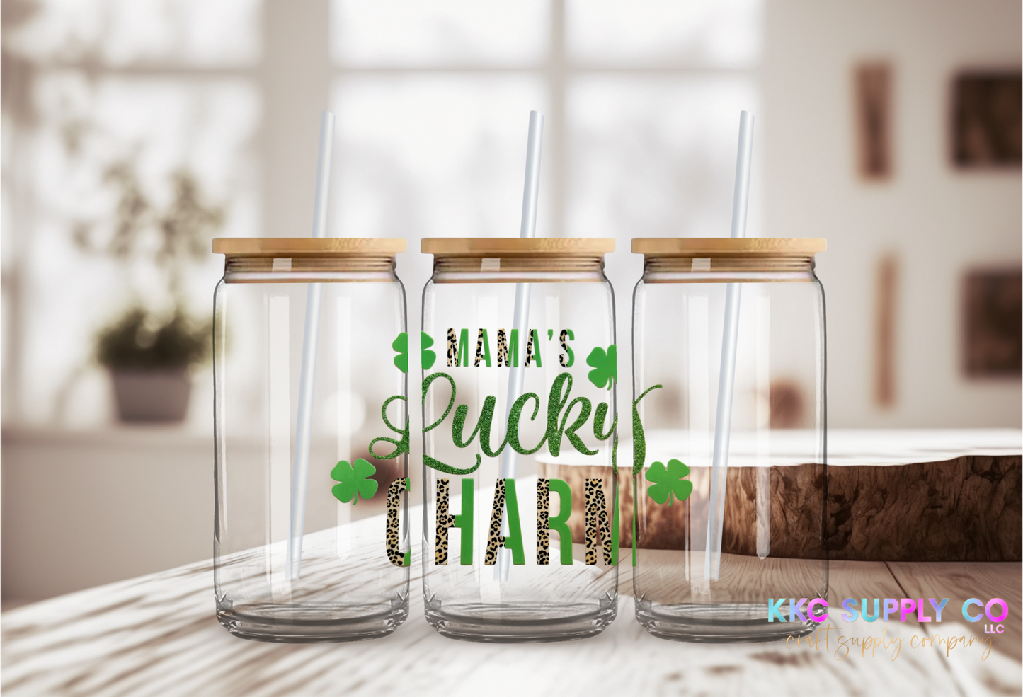 UV16369-Mama’s Lucky Charm 16oz UV Decal