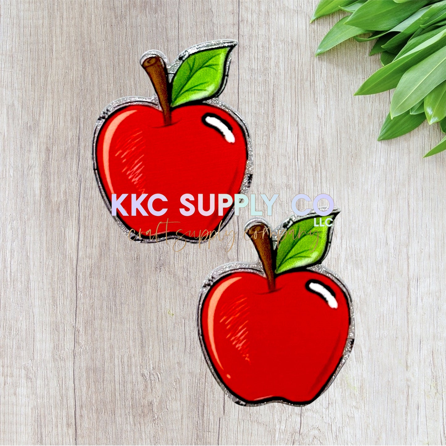 AT64-Red Apple-Acrylic Flatback