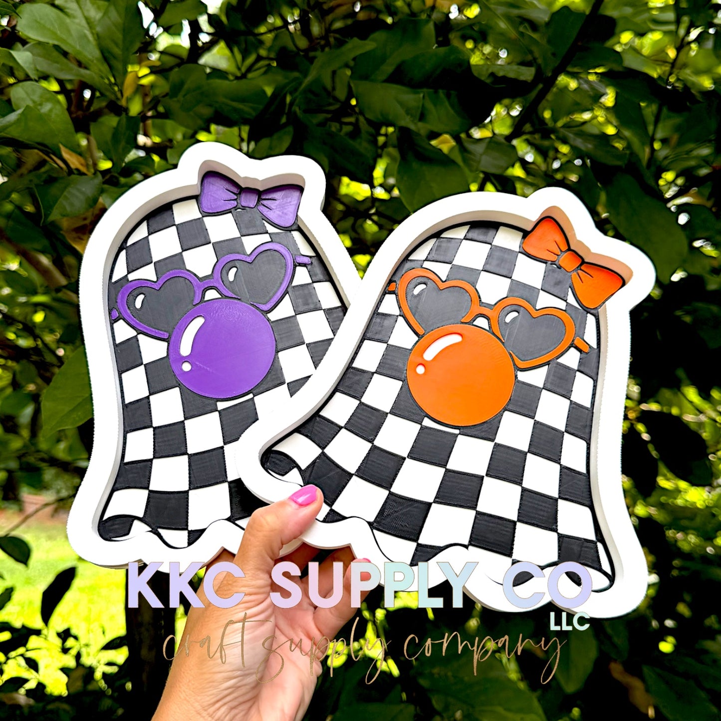 3D Printed Bubble Boo Ghost Bead Tray
