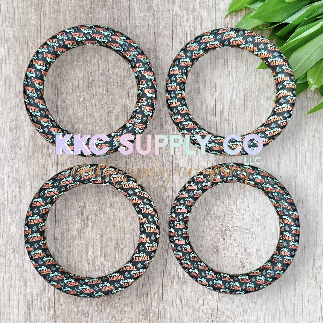 SP165-Howdy Honey Printed 65mm Silicone Ring