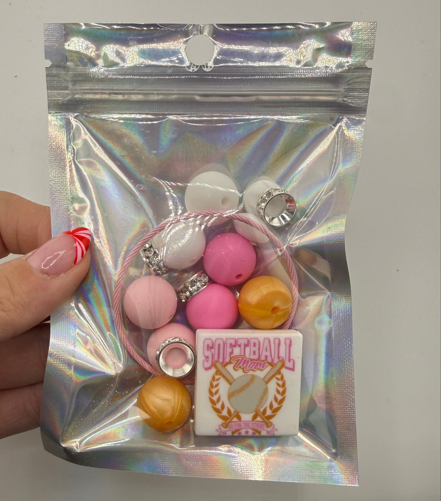 Softball Mom Cup Charm Kit