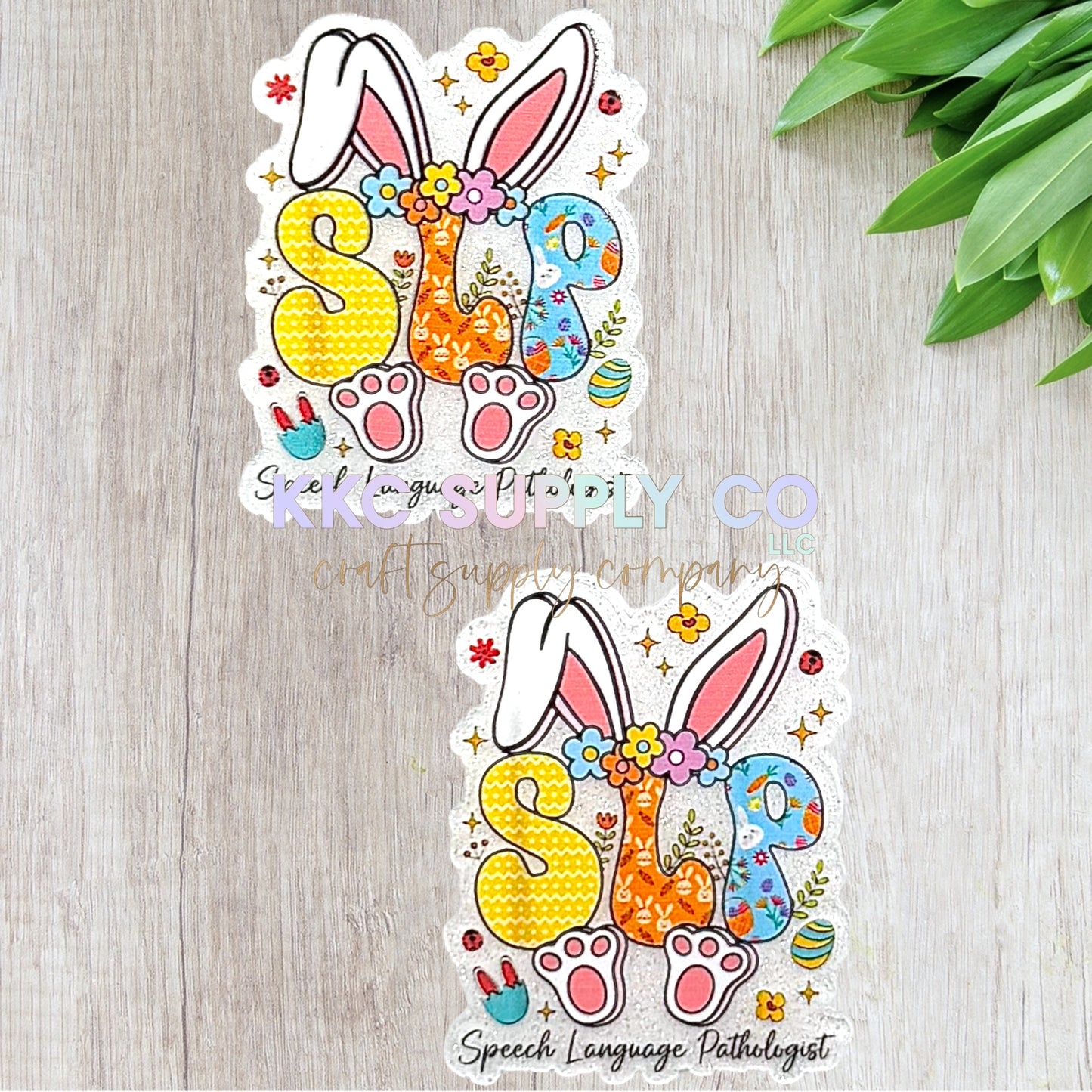 AT614-Easter SLP White-Acrylic Flatback