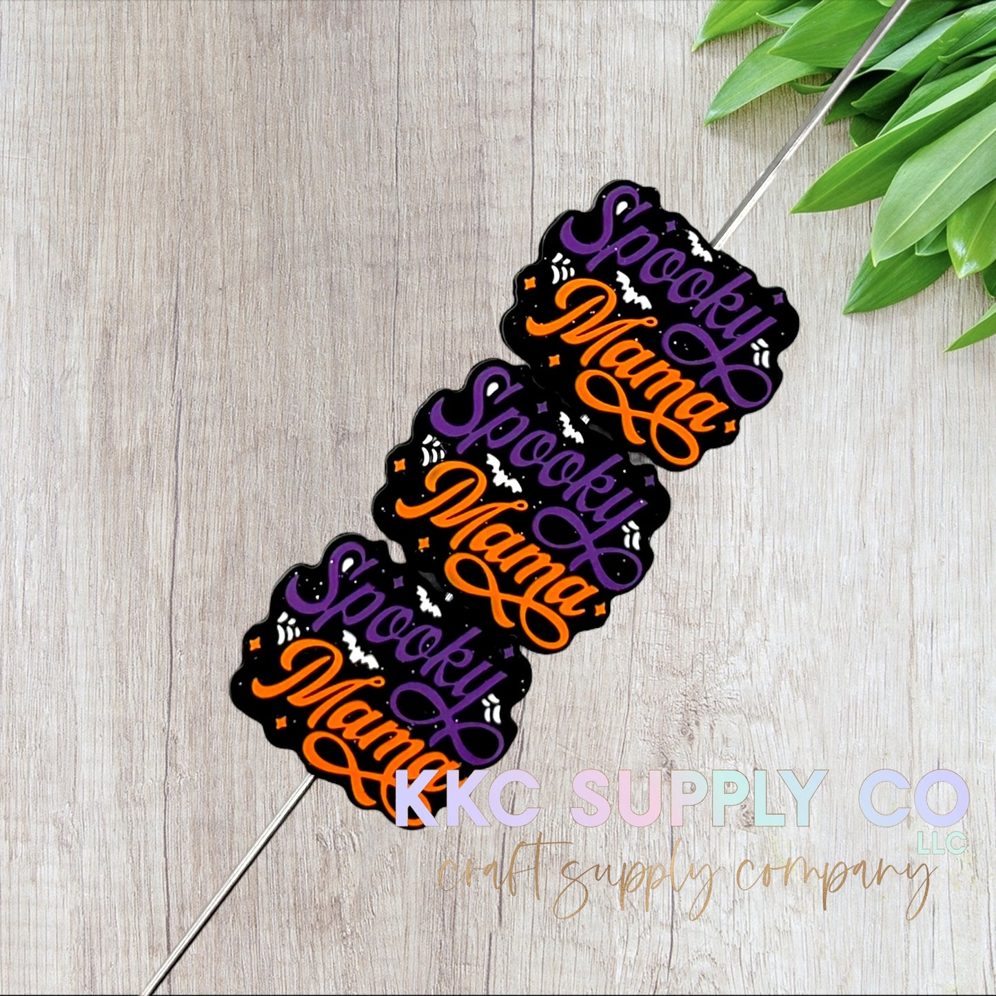 Spooky Mama Silicone Focal Bead