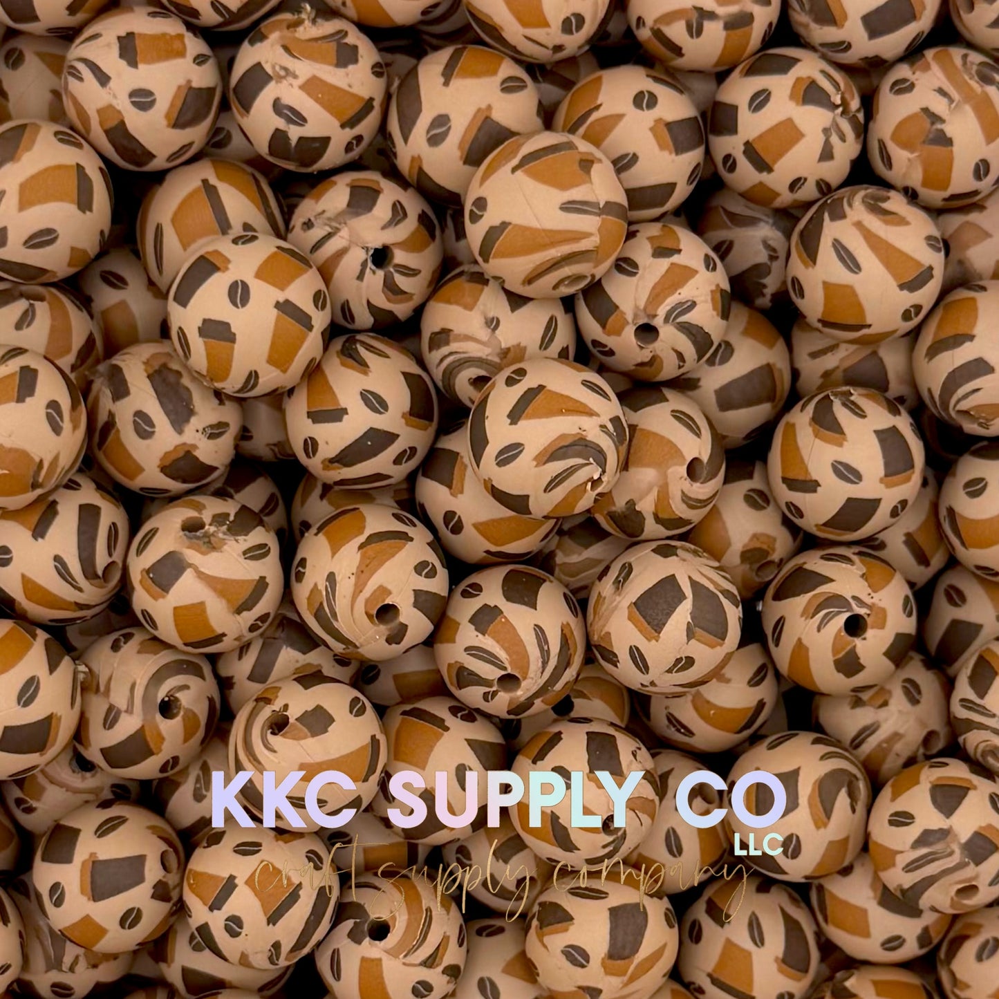 SP266-Latte Silicone Beads