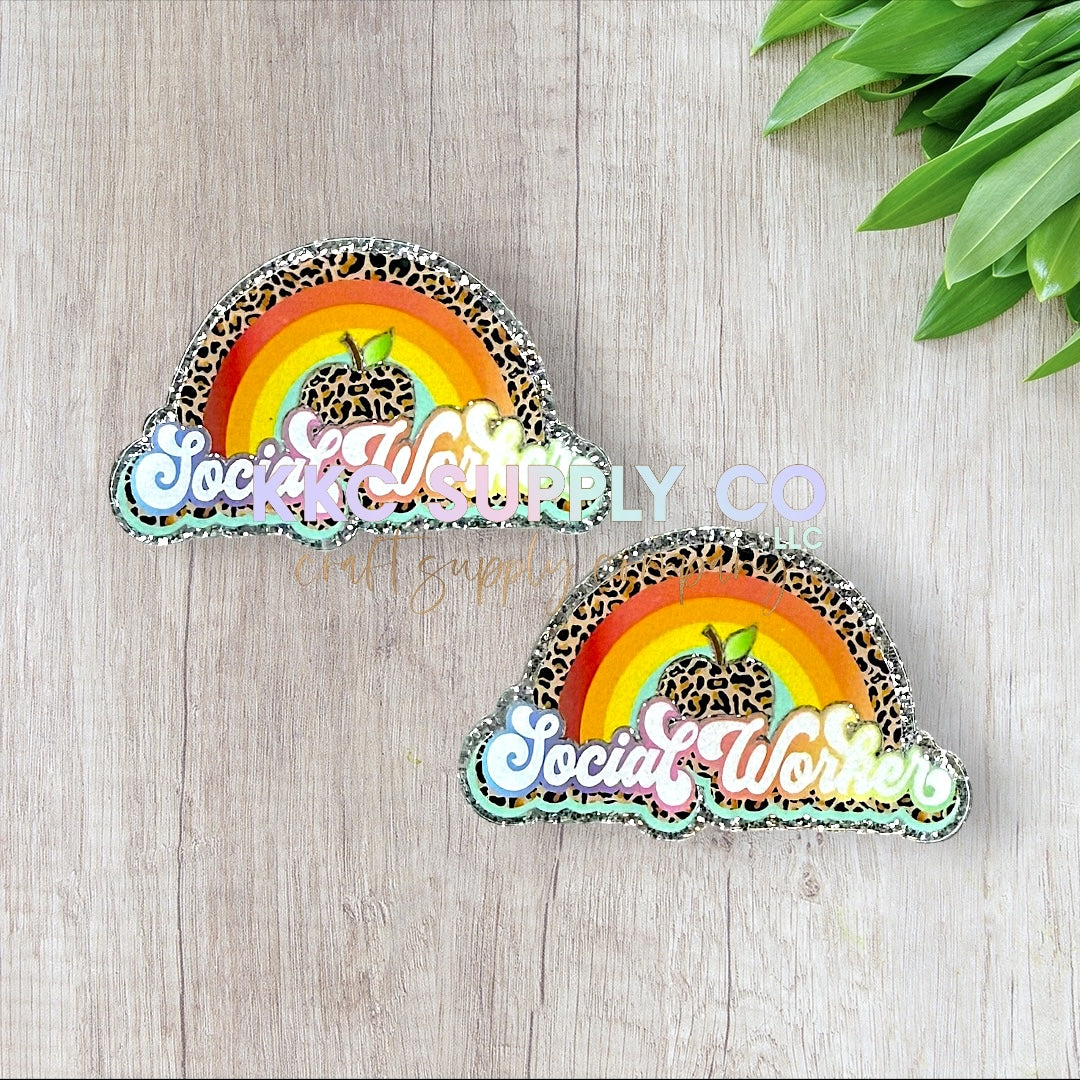 AT151-Social Worker-Acrylic Flatback