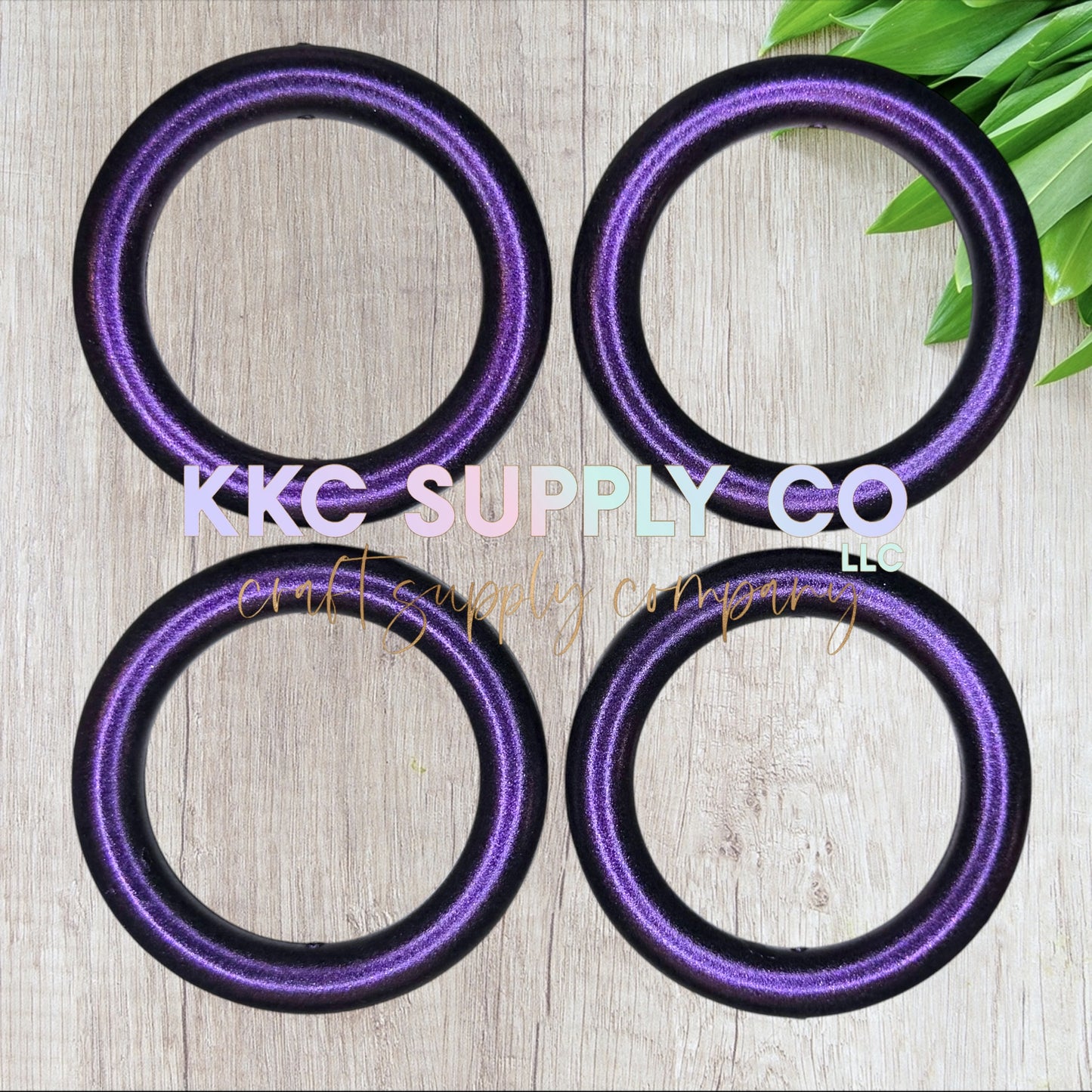 COS08-Oil Slick Black Opal 65mm Silicone Ring