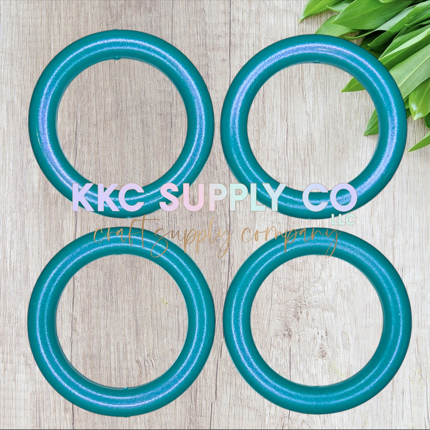 SS82-Harvest Teal Opal 65mm Silicone Ring