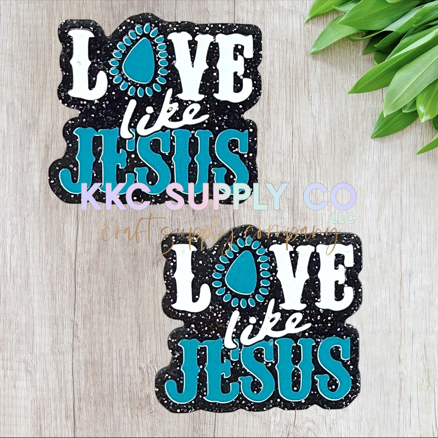 AT372-Western Love Like Jesus-Acrylic Flatback