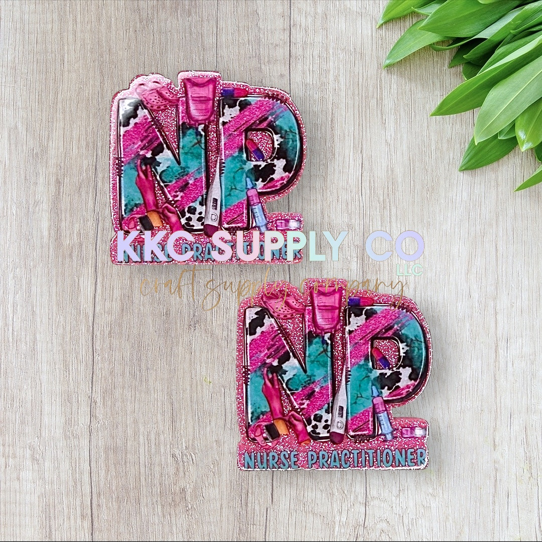 AT155-Cow Print NP-Acrylic Flatback