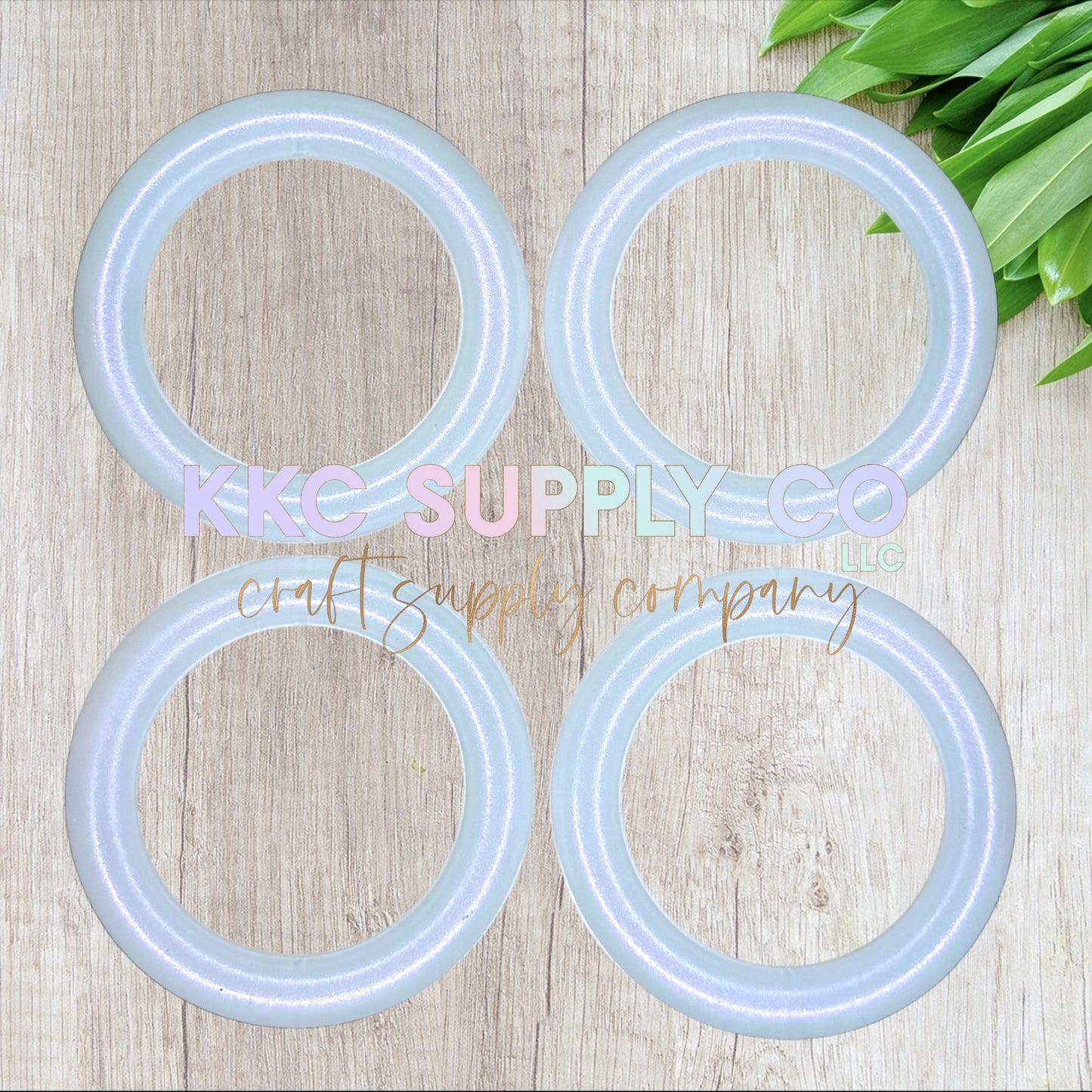 SS86-Clear Opal Silicone Beads