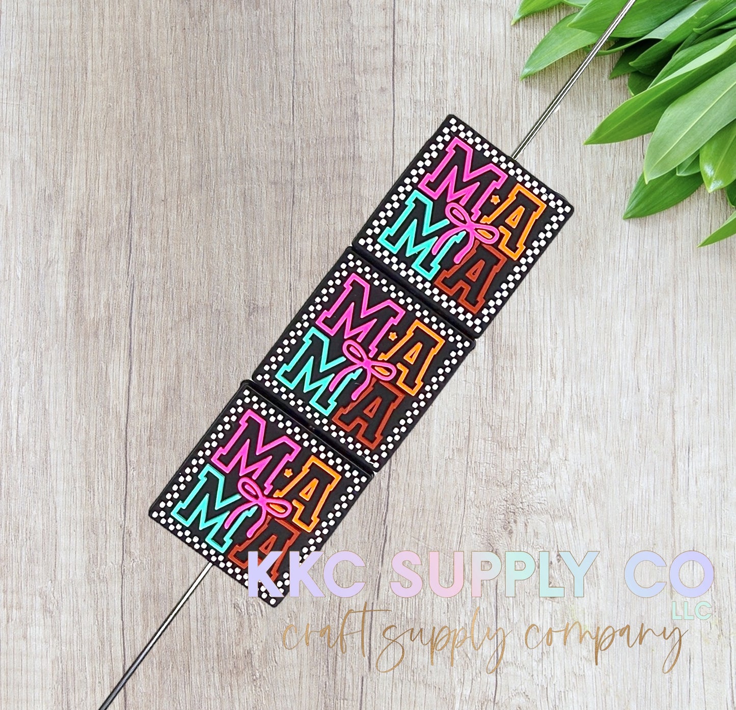 Mama Silicone Focal Bead