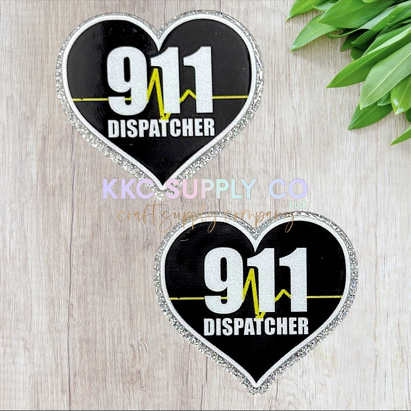 AT545-911 Dispatcher-Acrylic Flatback