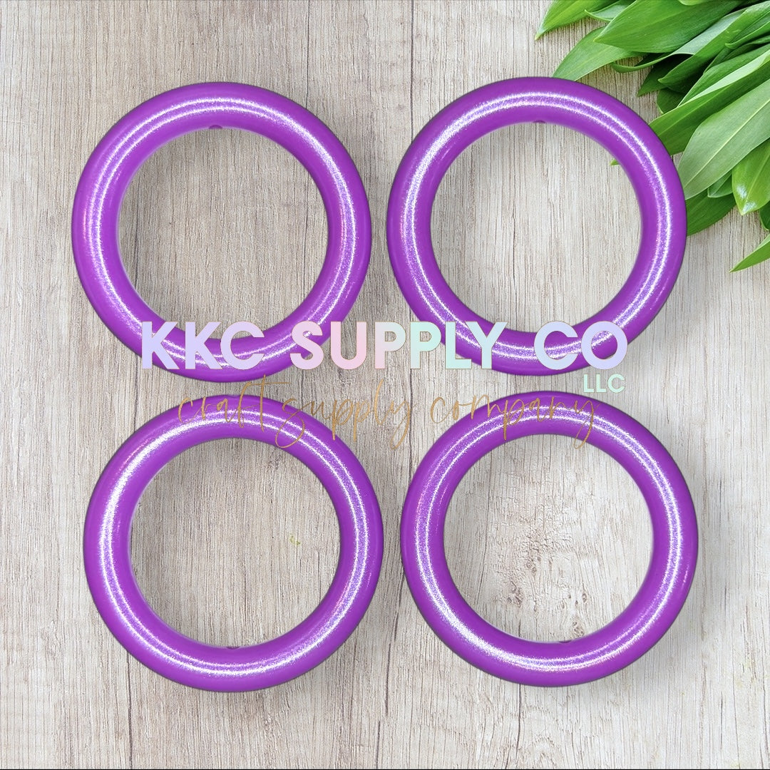 SS38-Purple Opal 65mm Silicone Ring