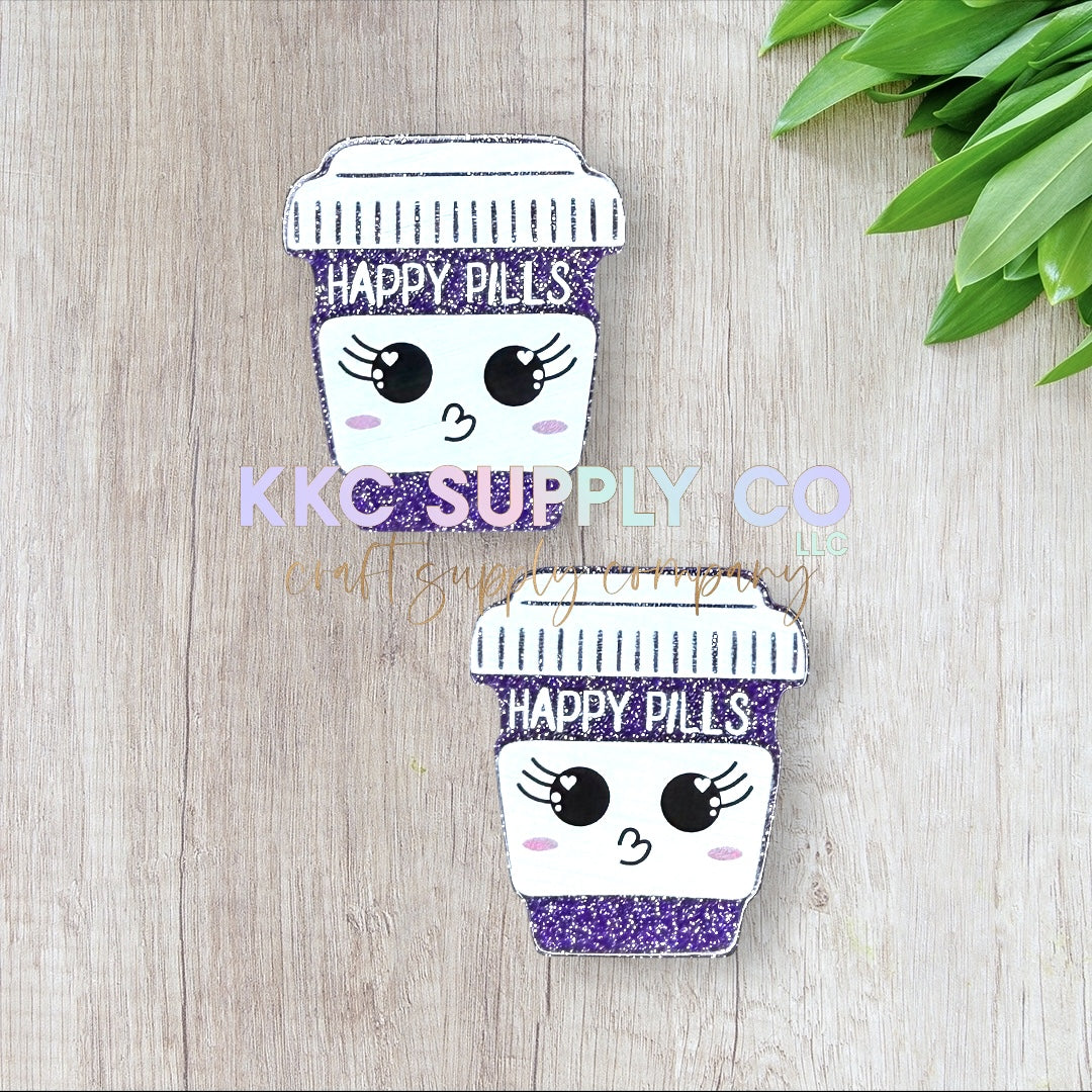 AT27-Happy Pills-Acrylic Flatback