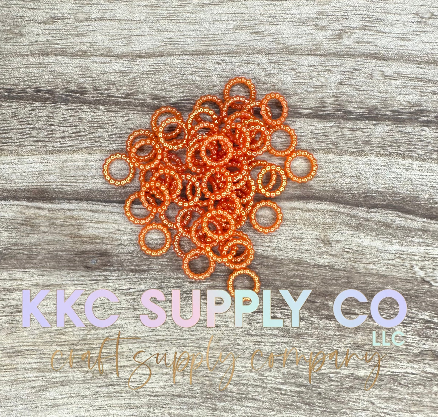 Burnt Orange Pearl Spacer Bead-10mm