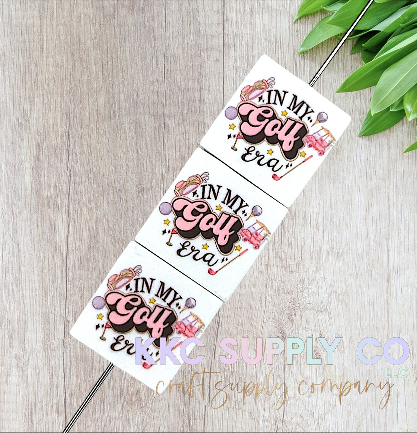 In My Golf Era Silicone Focal Bead-Custom