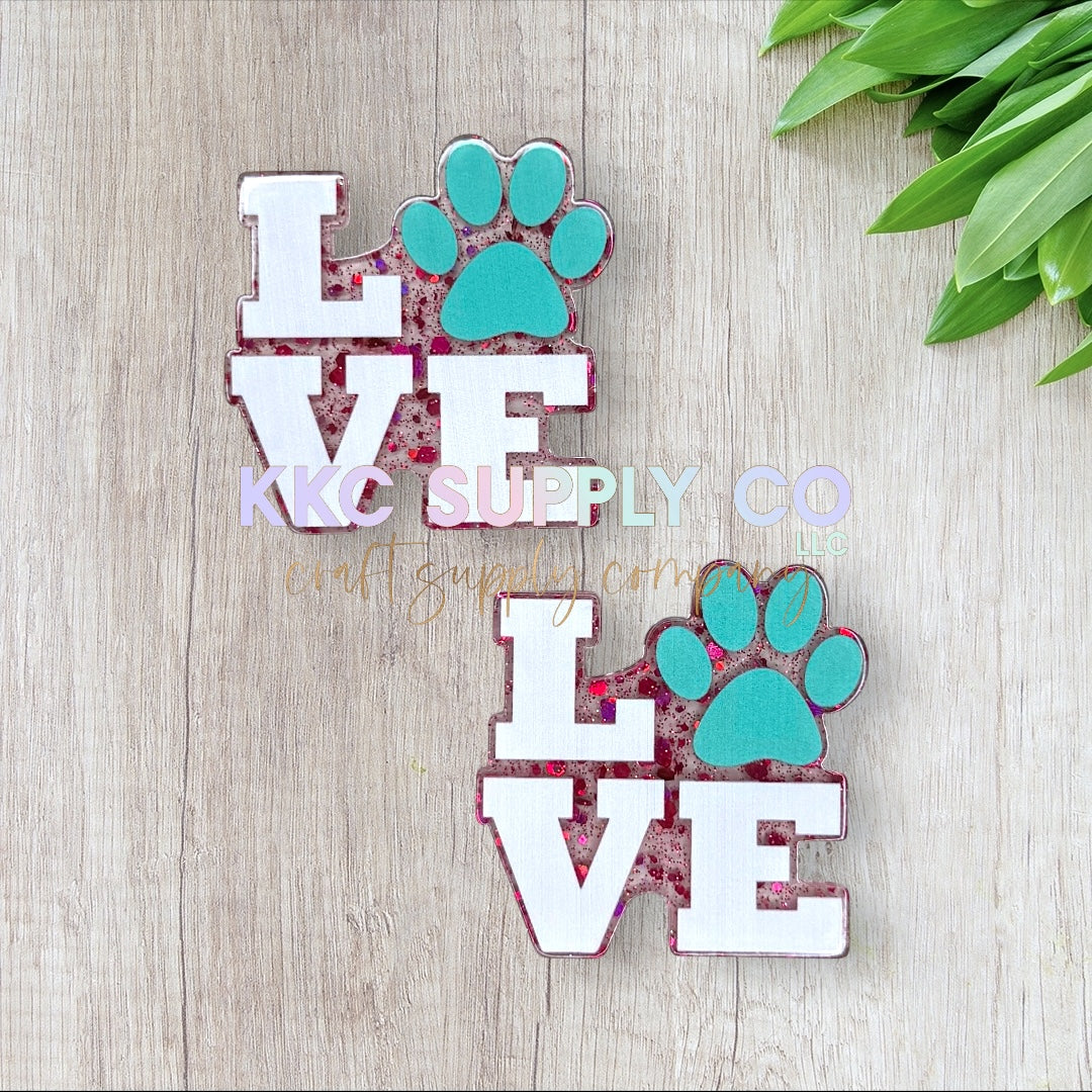 AT181-Animal Love-Acrylic Flatback