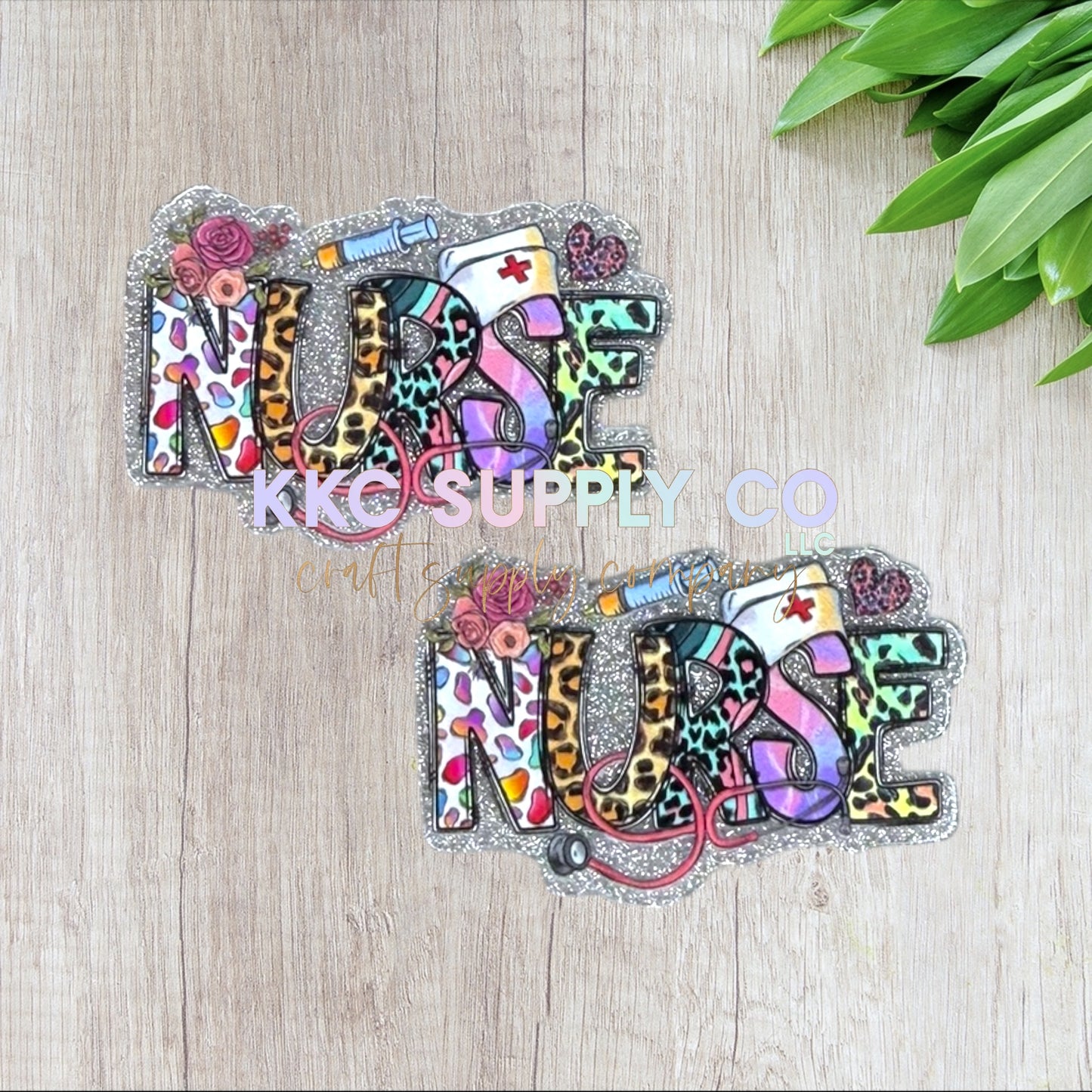 AT288-Animal Print Nurse-Acrylic Flatback