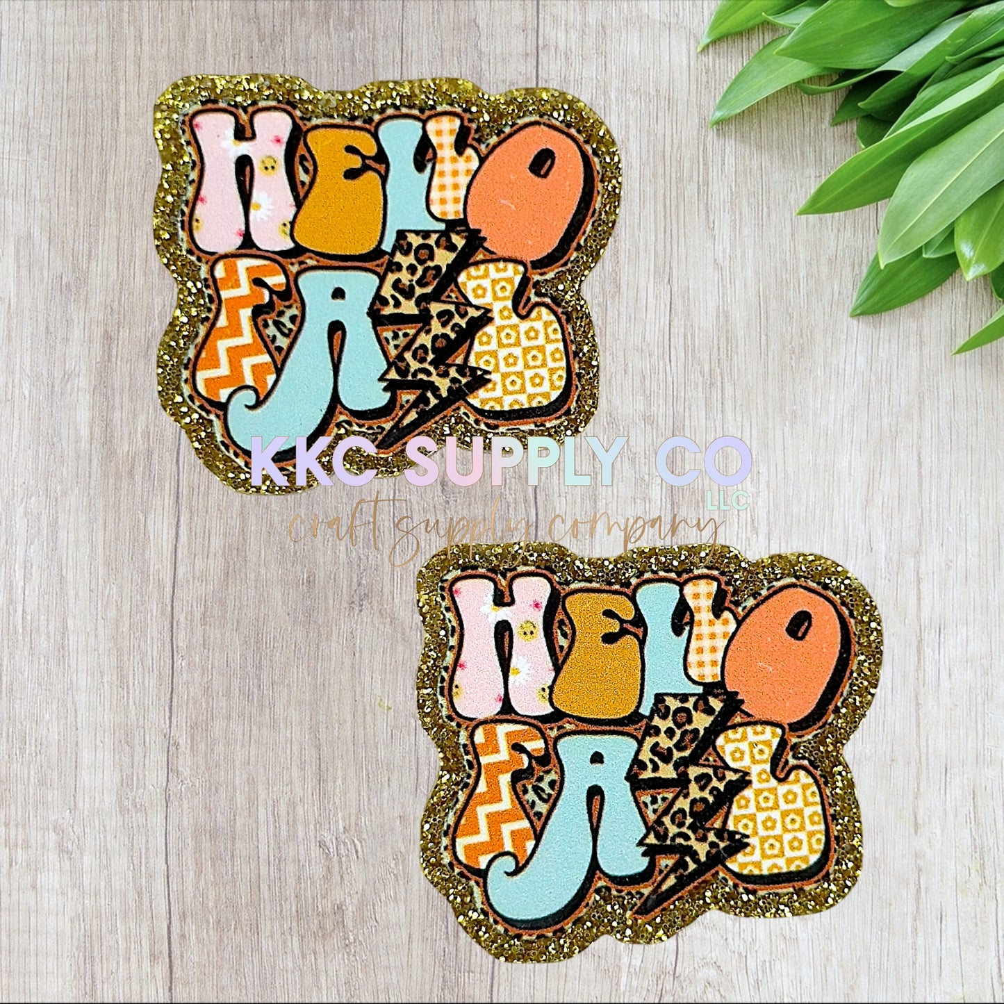 AT456-Hello Fall-Acrylic Flatback