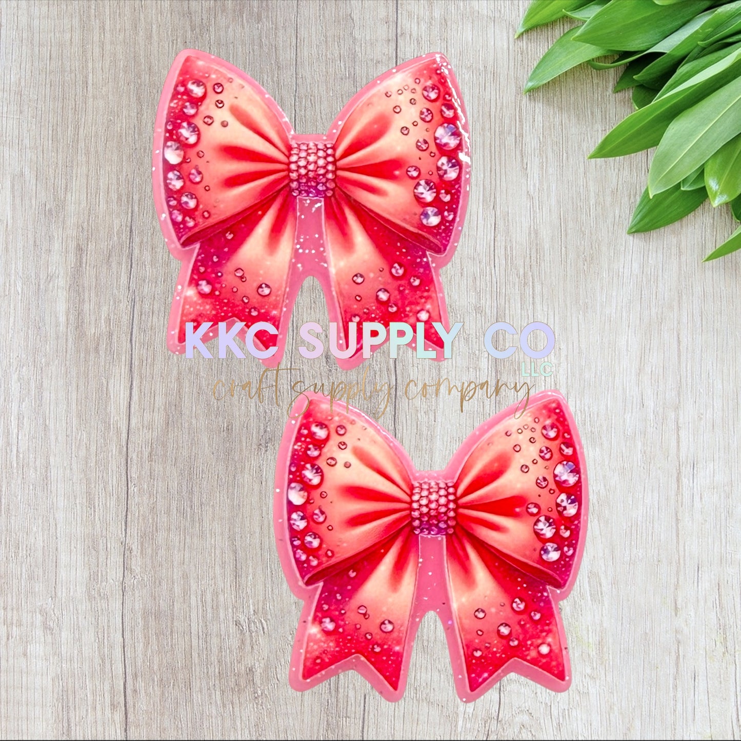 AT531-Bling Bow-Acrylic Flatback