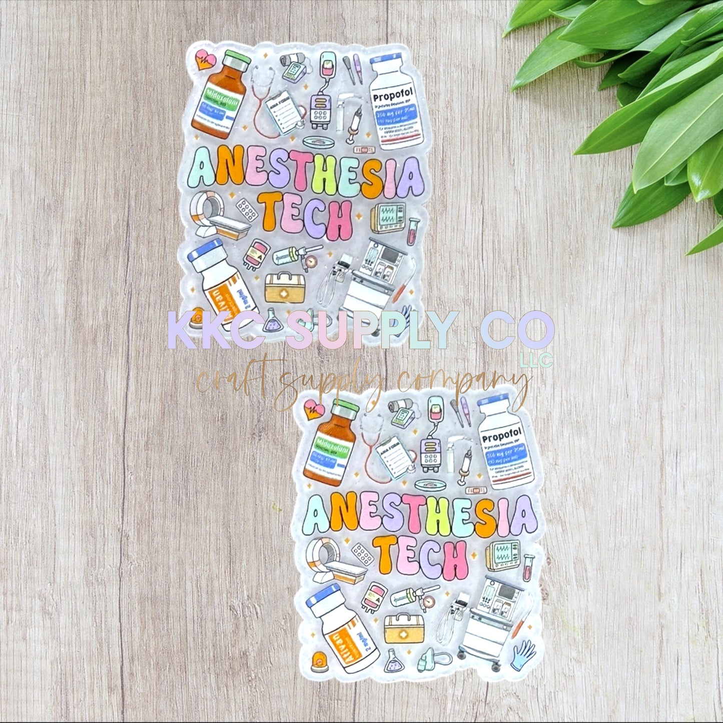 AT301-Anesthesia Tech-Acrylic Flatback