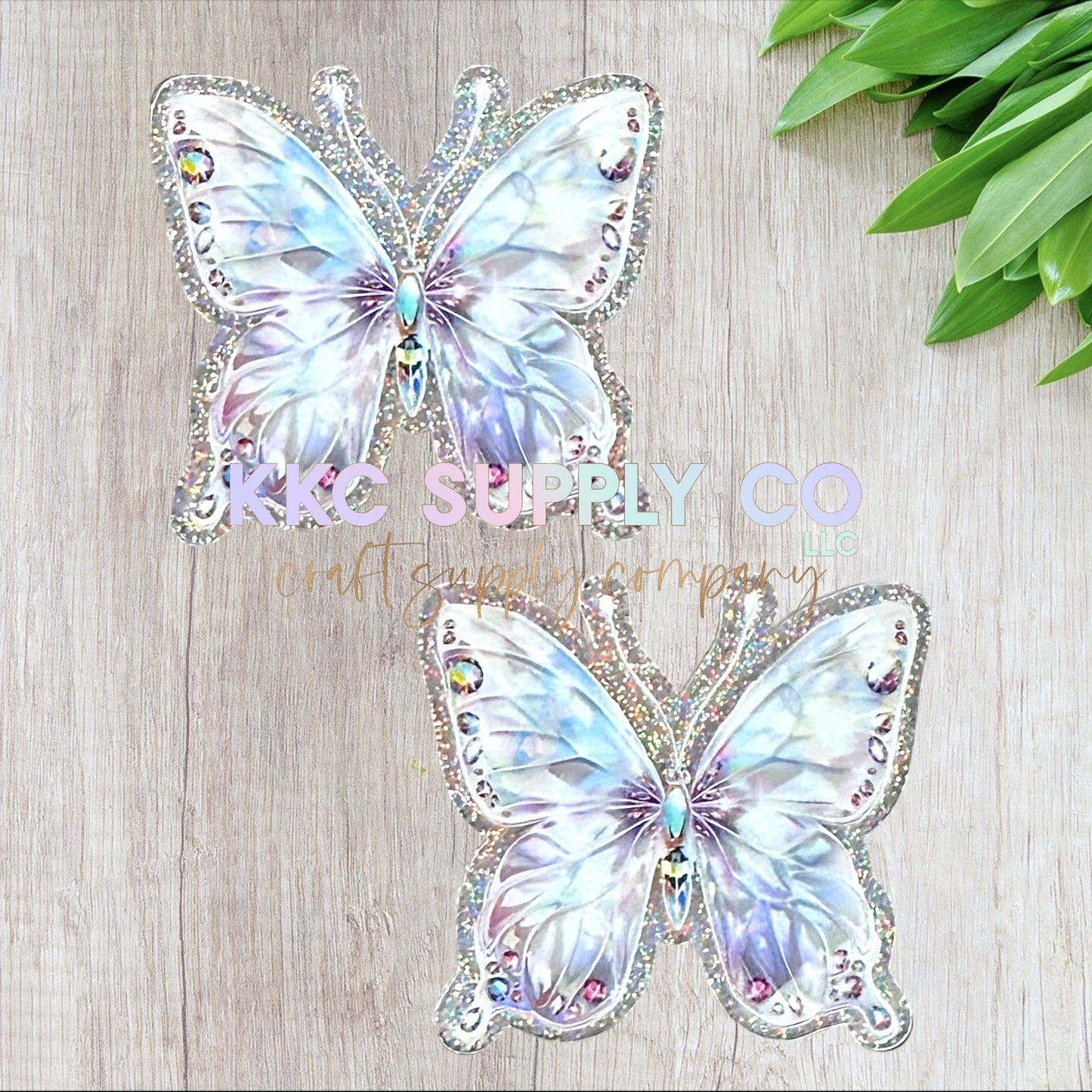 AT334-Opal Butterfly-Acrylic Flatback