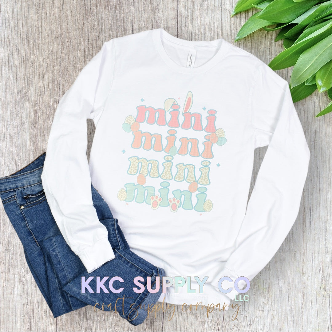 #159-Bunny Ear Mama/Mini T-Shirt Transfer Set