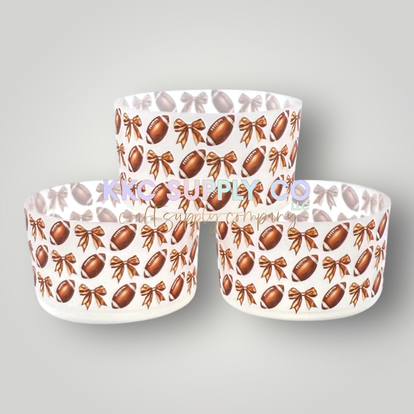 Football Bow Tumbler Boot