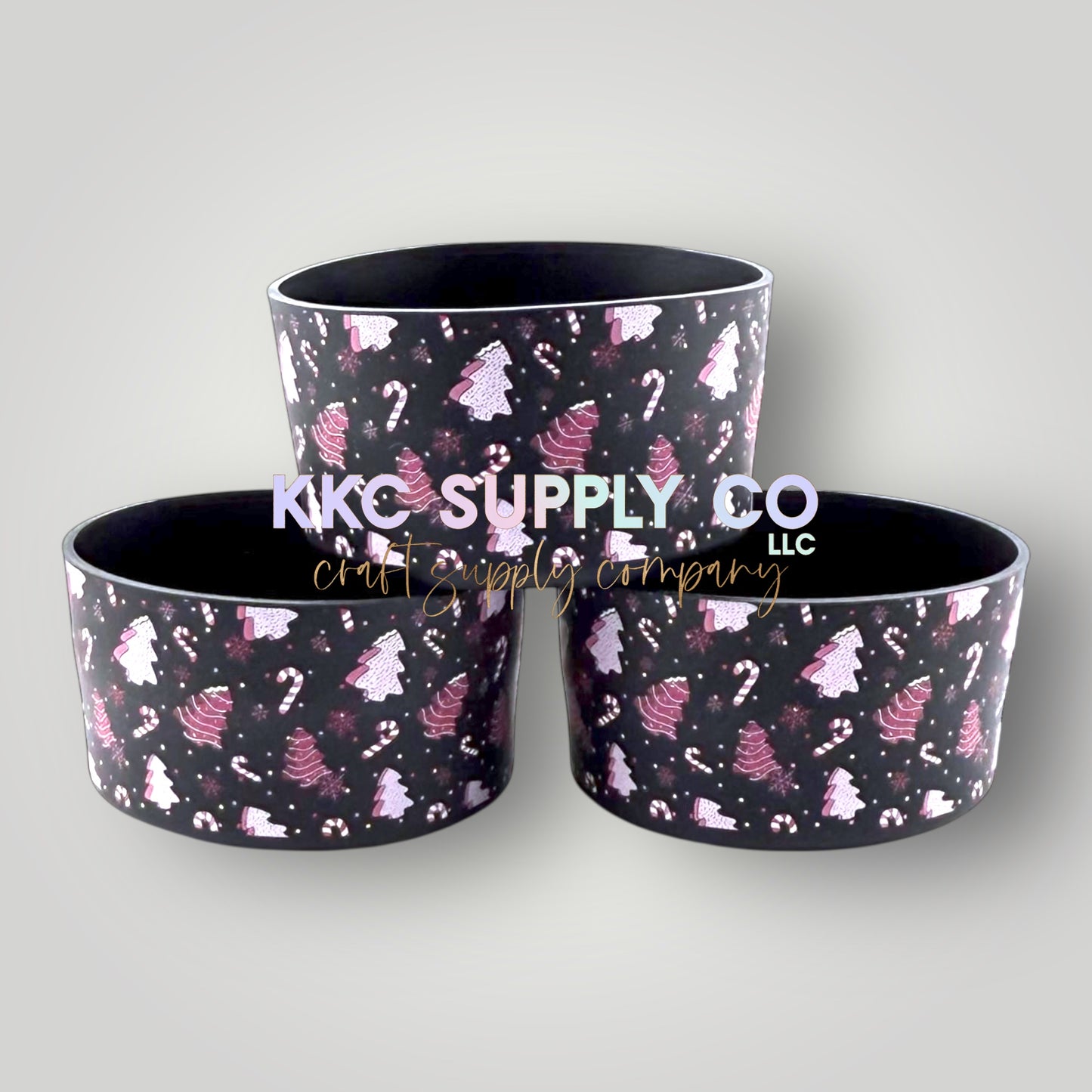 Pink Christmas Tumbler Boot