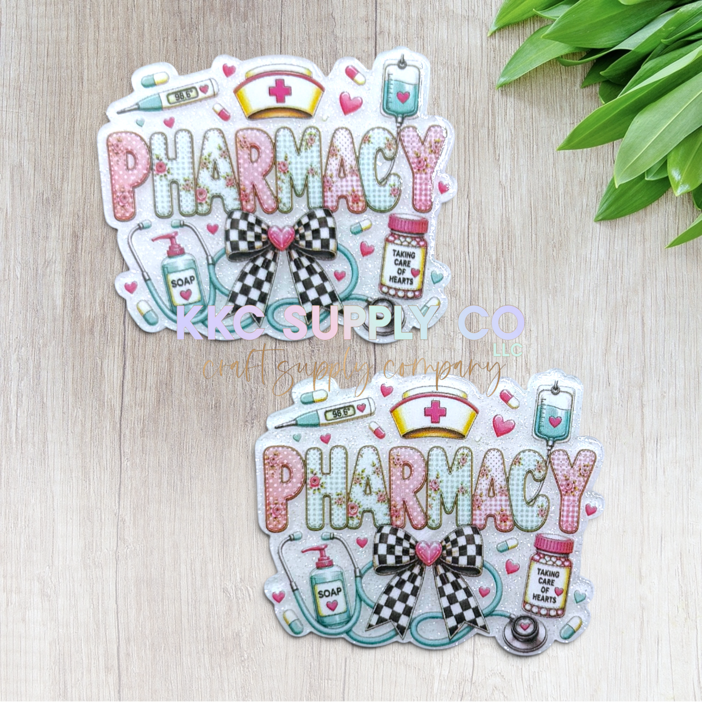 Pharmacy medical acrylic flatback