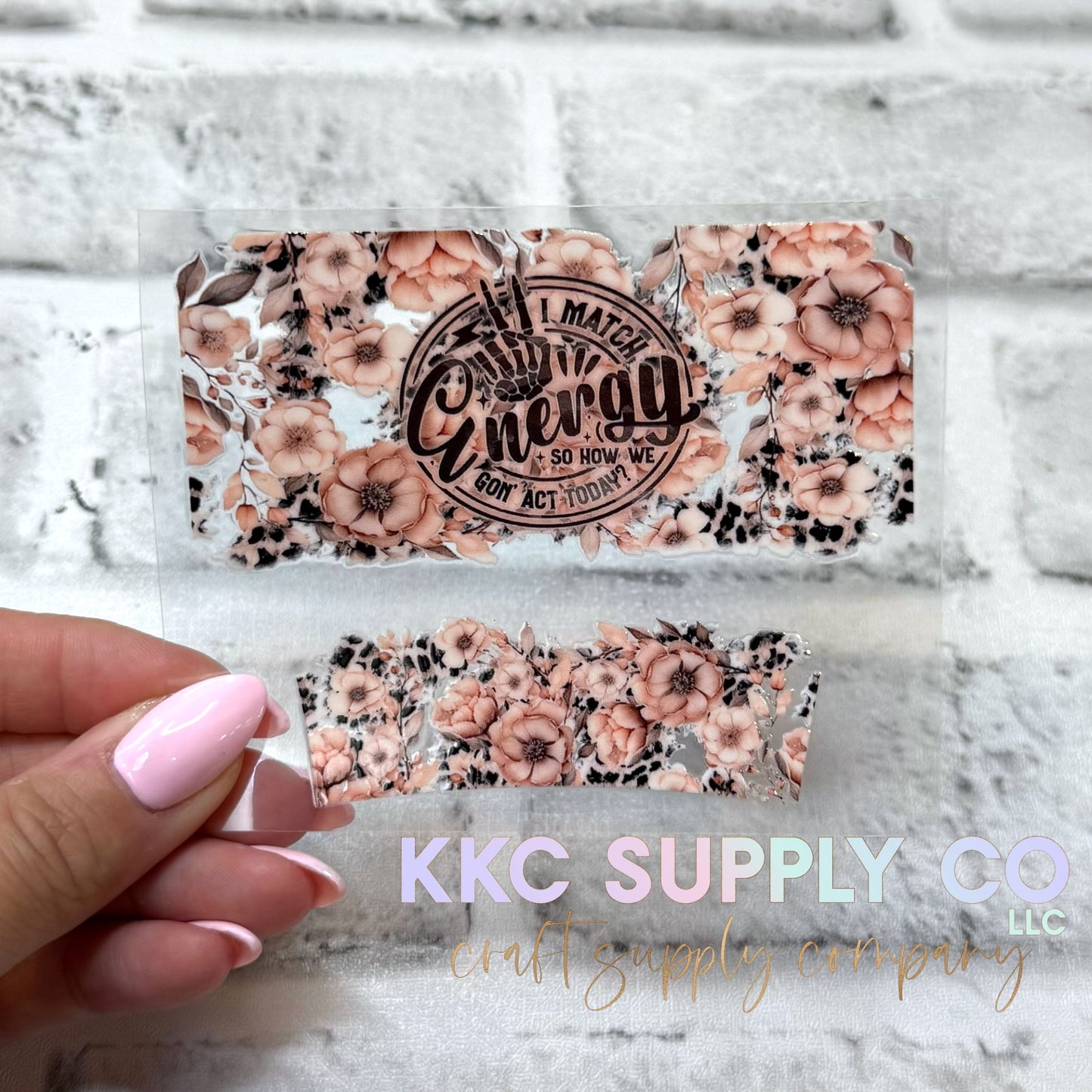 TKUV62-I Match Energy Mini Tumbler Keychain UV DTF Decal