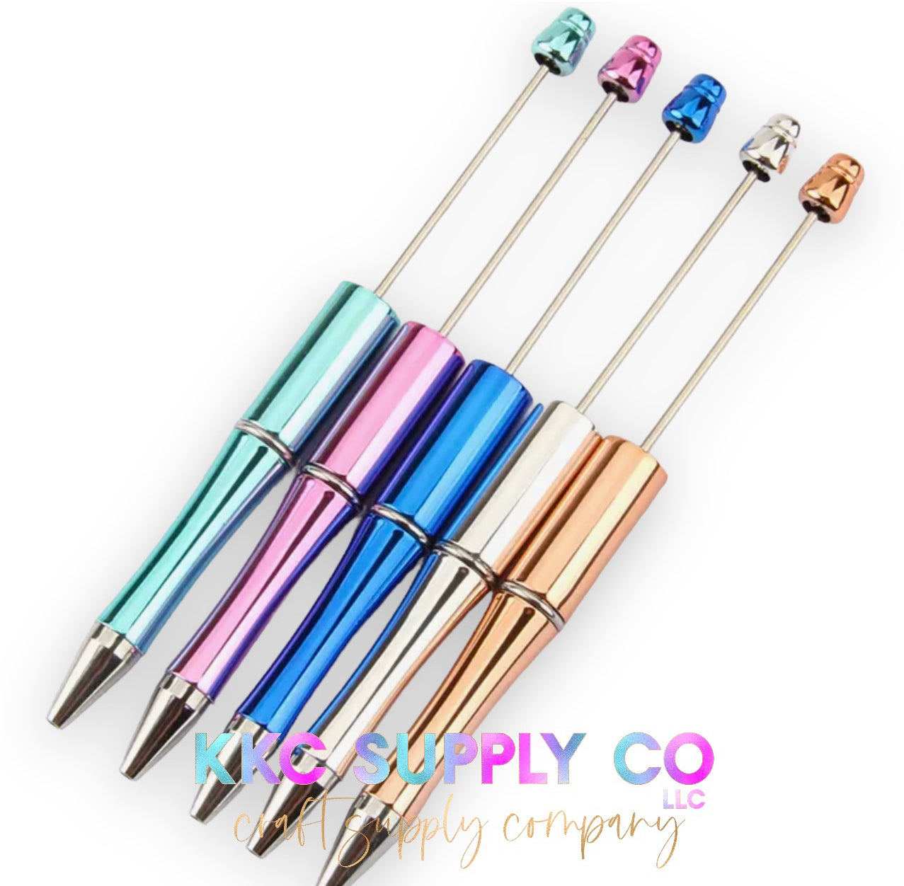 Metallic Plastic Beadable Pen Blank – KKC Supply Co, LLC