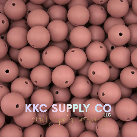 SS97-Desert Blush Solid Silicone Beads