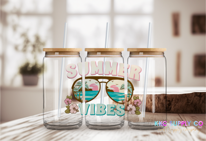 UV16373-Summer Vibes 16oz UV DTF Decal