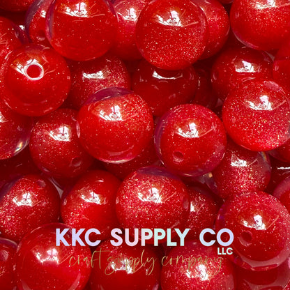 Sugar Glitter Acrylic Beads 20mm