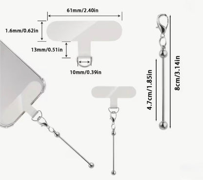 Beadable Phone Charm