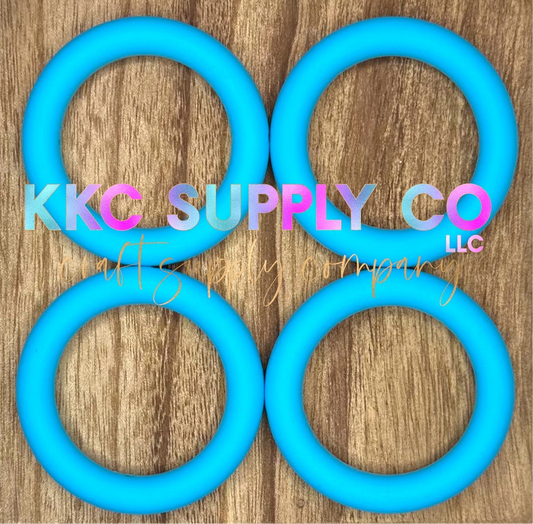 SS53-Bright Blue 65mm Silicone Ring