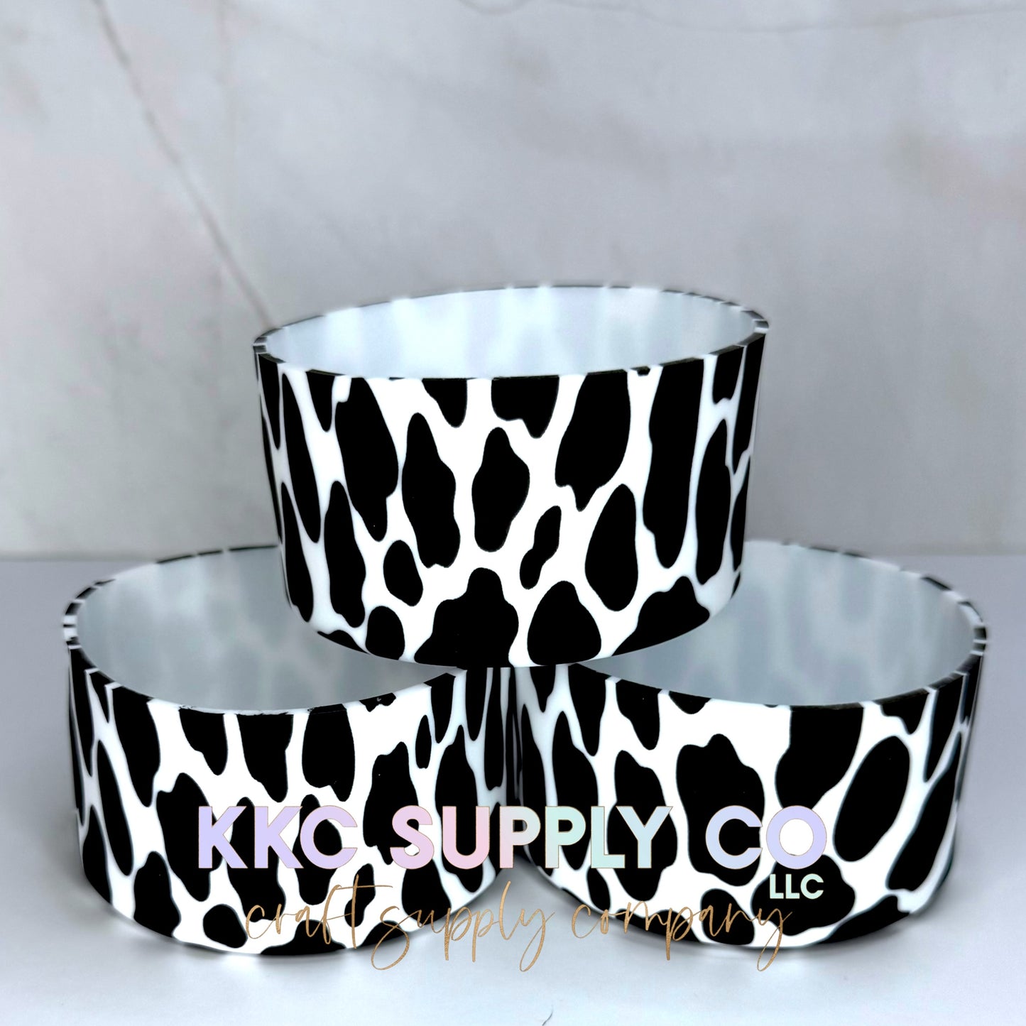 Cow Print Tumbler Boot