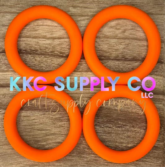 SS36-Orange 65mm Silicone Ring